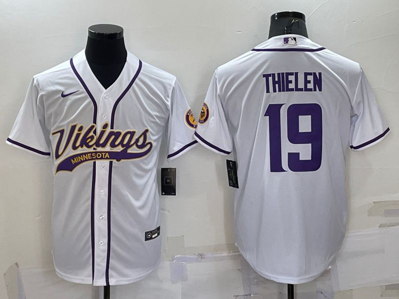 Men Minnesota Vikings #19 Thielen White 2022 Nike Co branded NFL Jersey